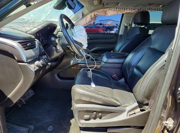 1GNSKBKC8GR371832 2016 CHEVROLET TAHOE Gray Widok wnętrza z przodu