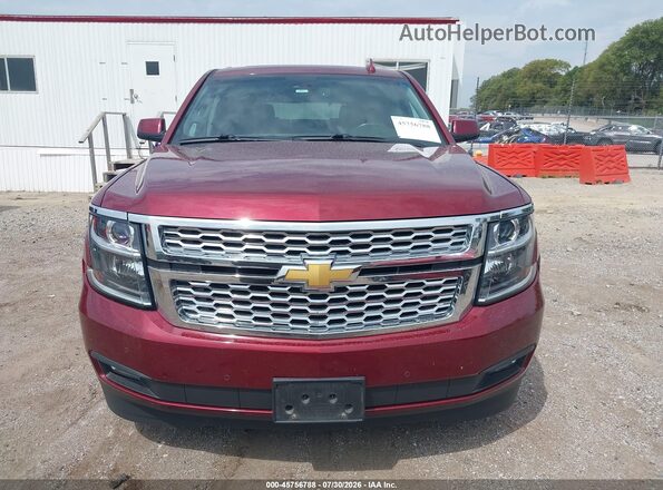 1GNSKBKC8GR384614 2016 CHEVROLET TAHOE Maroon ხელსაწყოთა პანელის ხედი