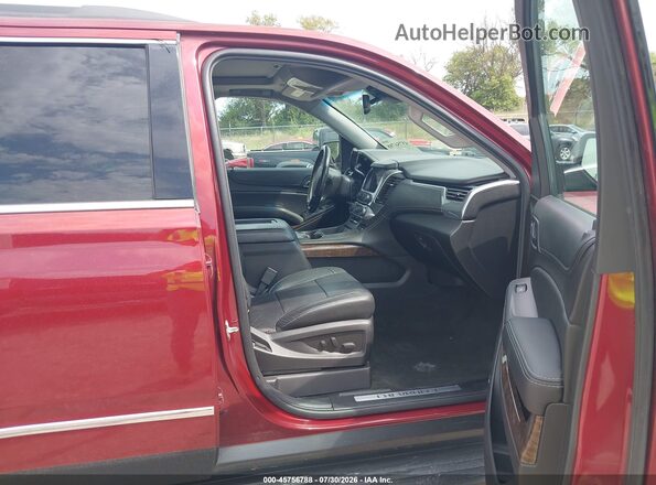 1GNSKBKC8GR384614 2016 CHEVROLET TAHOE Maroon წინა სალონის ხედი