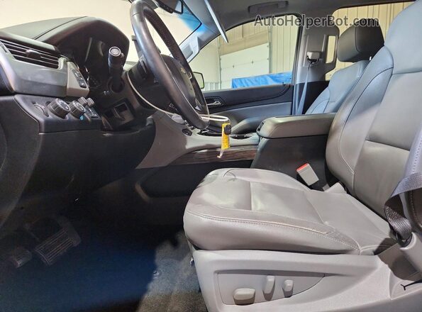 1GNSKBKC8JR113317 2018 CHEVROLET TAHOE Черный Вид салона спереди