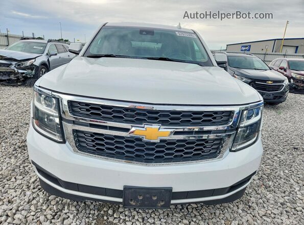 1GNSKBKC8JR402424 2018 CHEVROLET TAHOE White წინა ხედი