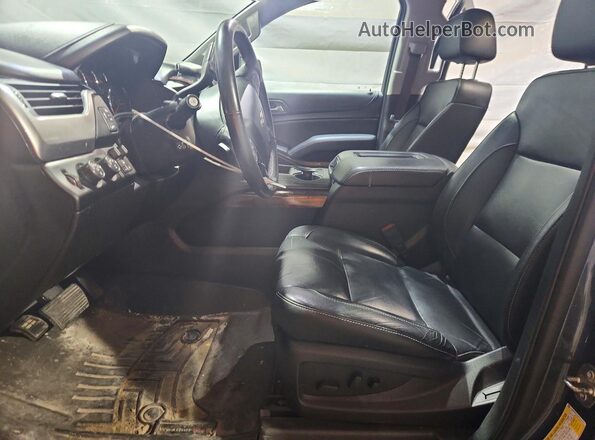 1GNSKBKC8KR222474 2019 CHEVROLET TAHOE Серый Вид салона спереди