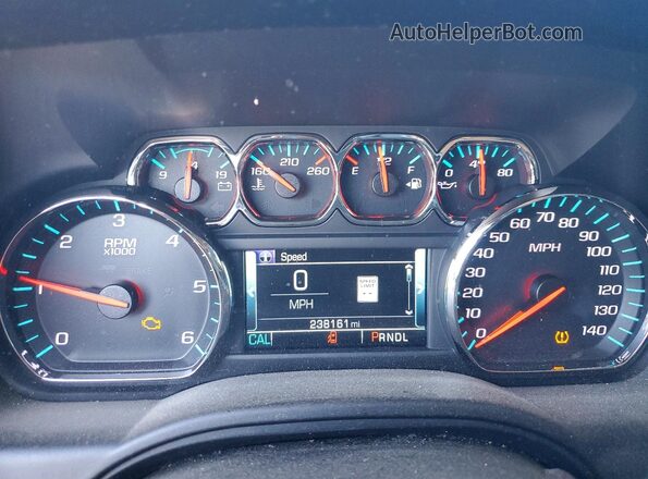 1GNSKBKC9HR131870 2017 CHEVROLET TAHOE Black Widok zestawu wskaźników