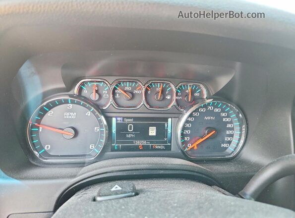 1GNSKBKC9JR102715 2018 CHEVROLET TAHOE Black Instrument cluster view