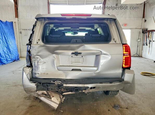 1GNSKBKC9JR326261 2018 CHEVROLET TAHOE Silver Rear view