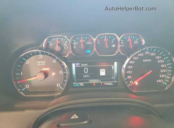 1GNSKBKC9JR326261 2018 CHEVROLET TAHOE Silver Instrument cluster view