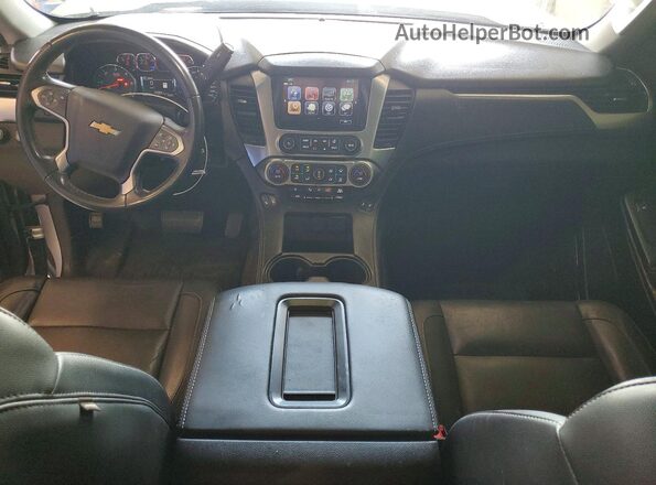 1GNSKBKC9JR326261 2018 CHEVROLET TAHOE Silver Dashboard view