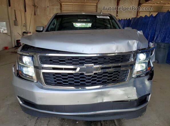 1GNSKBKC9JR326261 2018 CHEVROLET TAHOE Silver Front view