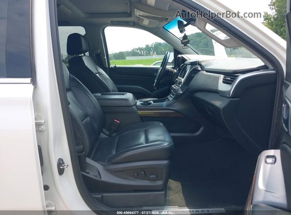 1GNSKBKC9JR355548 2018 CHEVROLET TAHOE White წინა სალონის ხედი