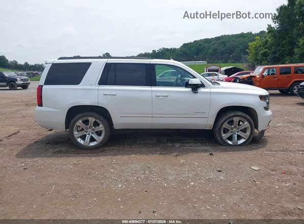 1GNSKBKC9JR355548 2018 CHEVROLET TAHOE White უკანა სალონის ხედი