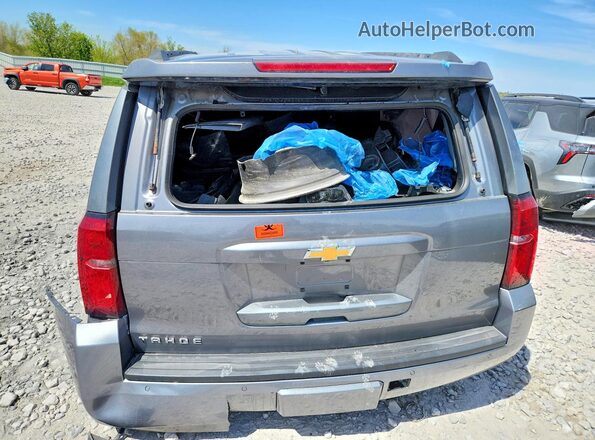 1GNSKBKC9LR223540 2020 CHEVROLET TAHOE Gray Հետևի տեսք