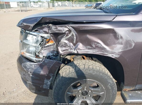1GNSKBKCXGR205151 2016 CHEVROLET TAHOE Dark Brown წინა ხედი