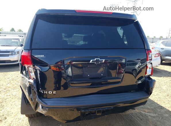 1GNSKBKCXGR413272 2016 CHEVROLET TAHOE Black Widok z tyłu
