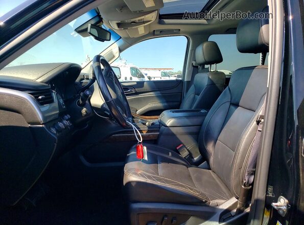 1GNSKBKCXGR413272 2016 CHEVROLET TAHOE Black Widok wnętrza z przodu