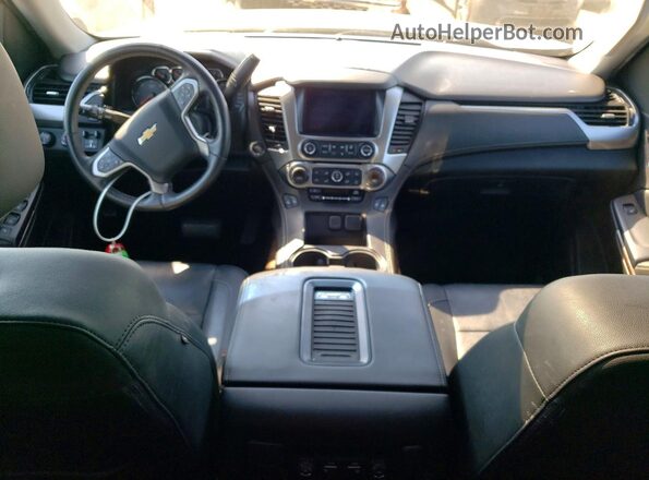 1GNSKBKCXGR413272 2016 CHEVROLET TAHOE Black Widok deski rozdzielczej