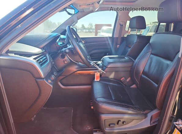 1GNSKBKCXJR360869 2018 CHEVROLET TAHOE Black Vista interior delantera