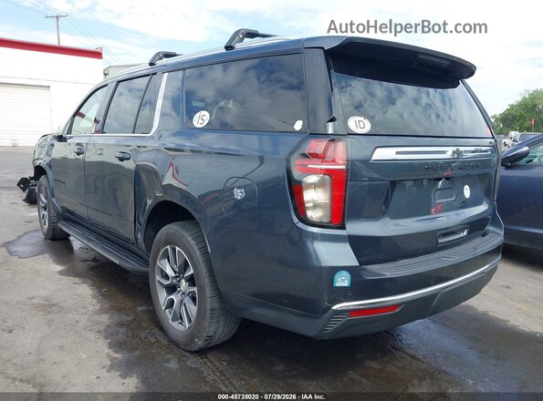1GNSKBKD2MR441927 2021 CHEVROLET SUBURBAN Gray Trasero izquierdo