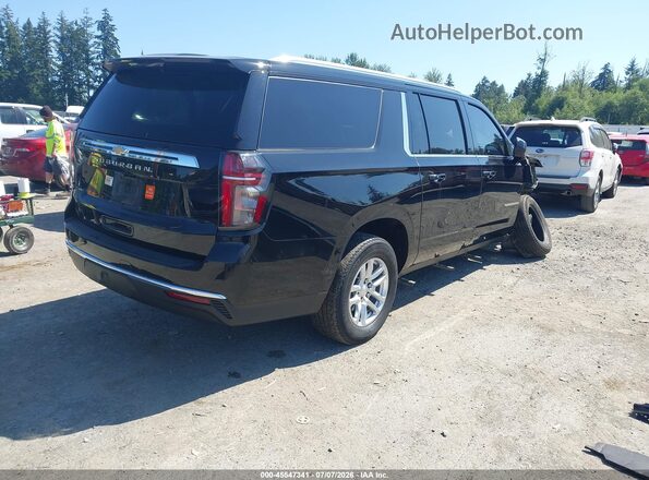 1GNSKBKDXRR192512 2024 CHEVROLET SUBURBAN Черный Задняя правая четверть