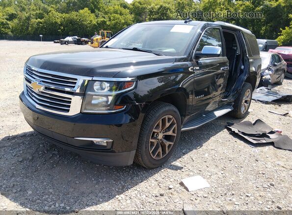 1GNSKCKC1JR202104 2018 CHEVROLET TAHOE Black Vista tres cuartos delantera izquierda