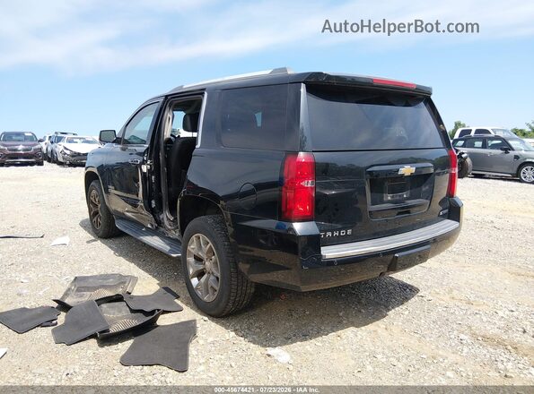 1GNSKCKC1JR202104 2018 CHEVROLET TAHOE Black Trasero izquierdo