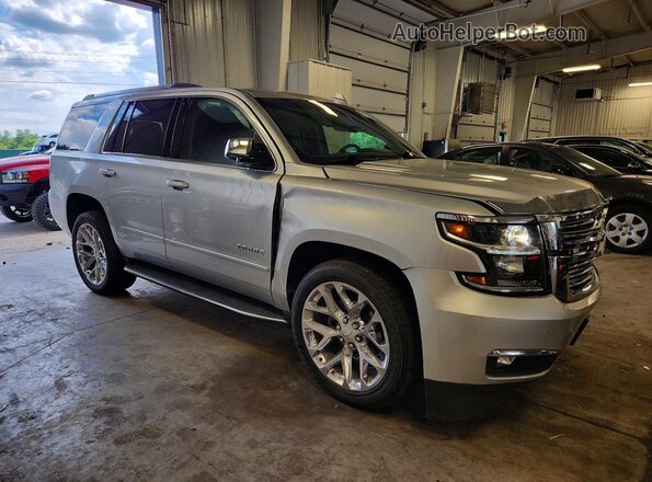 1GNSKCKC1JR242585 2018 CHEVROLET TAHOE Silver წინა მარჯვენა