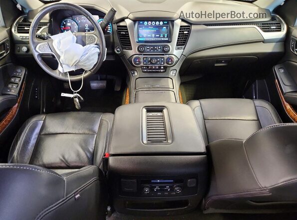 1GNSKCKC1JR242585 2018 CHEVROLET TAHOE Silver წინა პანელის ხედი