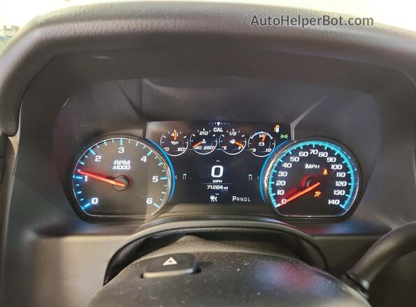 1GNSKCKC1JR242585 2018 CHEVROLET TAHOE Silver ხელსაწყოთა პანელის ხედი
