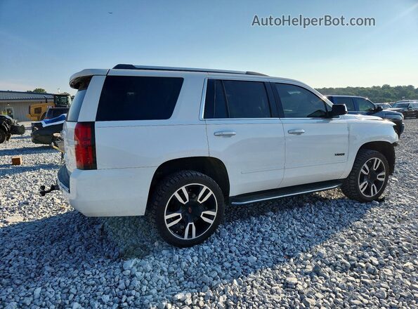 1GNSKCKC4JR351655 2018 CHEVROLET TAHOE Белый Задняя правая четверть