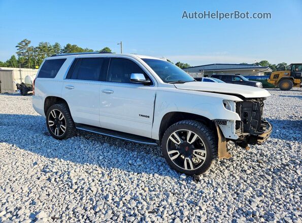 1GNSKCKC4JR351655 2018 CHEVROLET TAHOE Белый Передняя правая четверть
