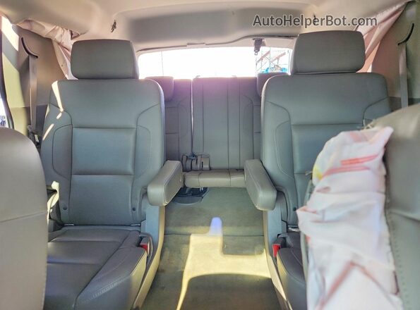 1GNSKCKC5GR420734 2016 CHEVROLET TAHOE White Widok tylnych siedzeń