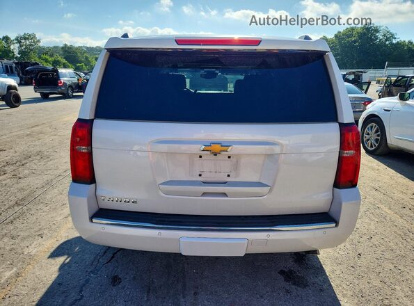 1GNSKCKC5GR420734 2016 CHEVROLET TAHOE White Widok z tyłu