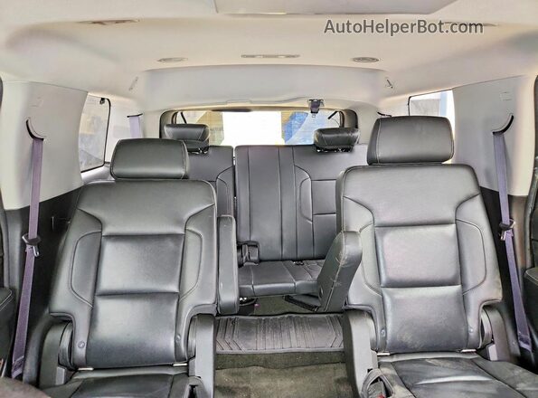 1GNSKCKC6GR341850 2016 CHEVROLET TAHOE Silver Widok tylnych siedzeń
