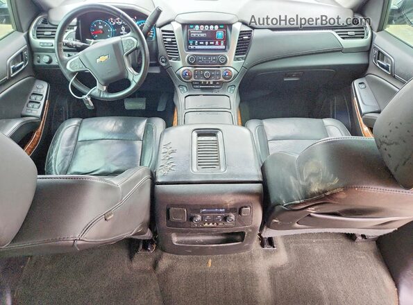 1GNSKCKC6GR341850 2016 CHEVROLET TAHOE Silver Widok deski rozdzielczej