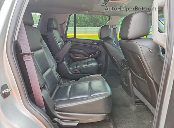 1GNSKCKC6GR341850 2016 CHEVROLET TAHOE Silver Widok wnętrza z tyłu