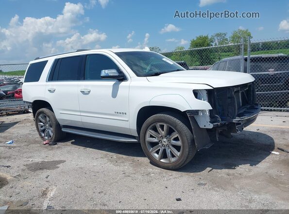 1GNSKCKC7JR101441 2018 CHEVROLET TAHOE White უკანა სალონის ხედი