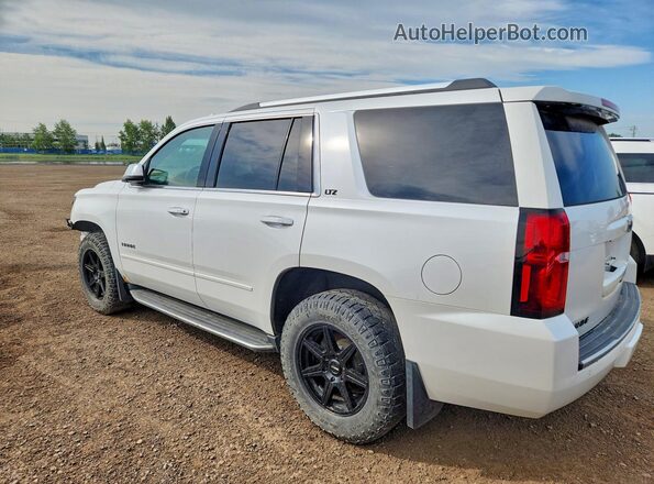1GNSKCKC9GR282986 2016 CHEVROLET TAHOE White Trasero izquierdo