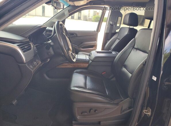 1GNSKCKCXJR195721 2018 CHEVROLET TAHOE Black წინა სალონის ხედი