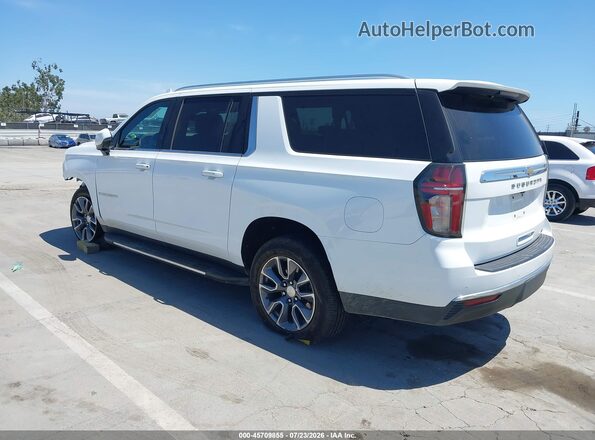 1GNSKCKD0PR229005 2023 CHEVROLET SUBURBAN White Հետևի ձախ