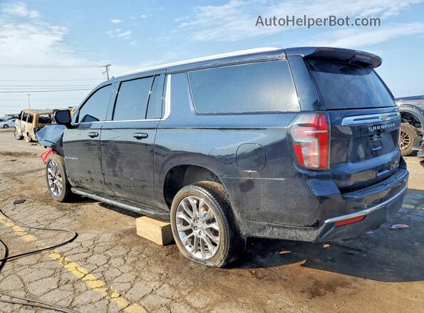 1GNSKCKD3PR128735 2023 CHEVROLET SUBURBAN Blue Trasero izquierdo