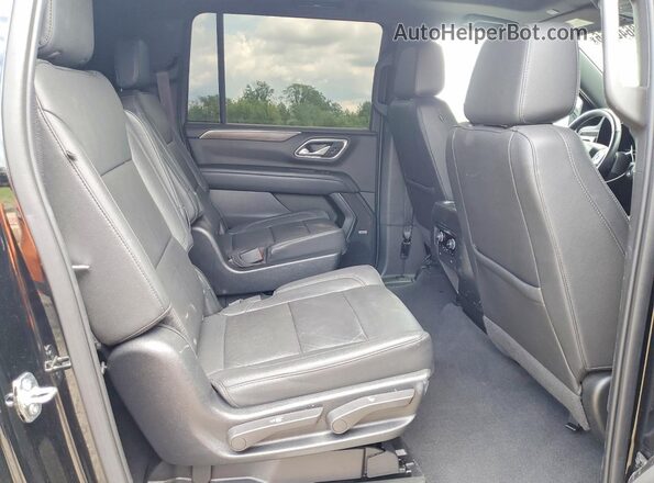 1GNSKCKDXNR205307 2022 CHEVROLET SUBURBAN Black უკანა სალონის ხედი