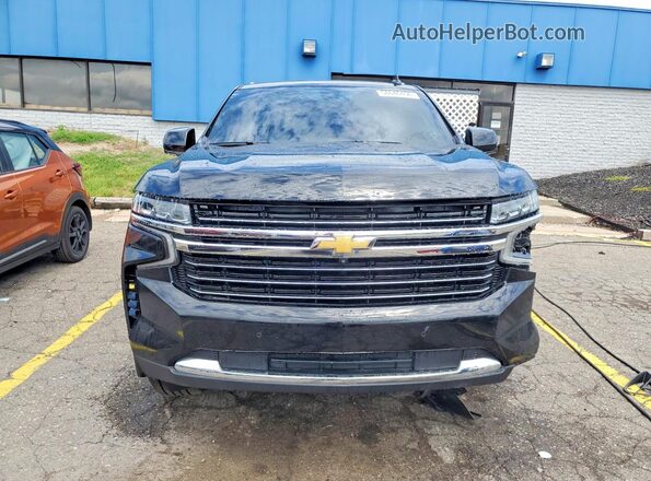 1GNSKCKDXNR205307 2022 CHEVROLET SUBURBAN Black წინა ხედი