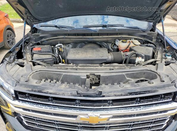 1GNSKCKDXNR205307 2022 CHEVROLET SUBURBAN Black ძრავის განყოფილების ხედი