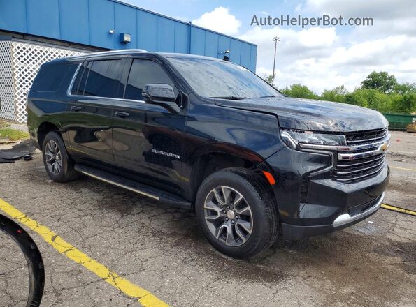 1GNSKCKDXNR205307 2022 CHEVROLET SUBURBAN Black წინა მარჯვენა