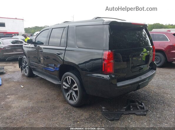 1GNSKCKJ8JR286033 2018 CHEVROLET TAHOE Black Trasero izquierdo
