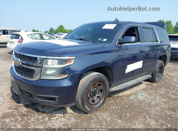 1GNSKDEC8JR255657 2018 CHEVROLET TAHOE Dark Blue Передня ліва чверть