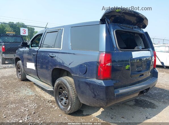 1GNSKDEC8JR255657 2018 CHEVROLET TAHOE Dark Blue Задня ліва чверть