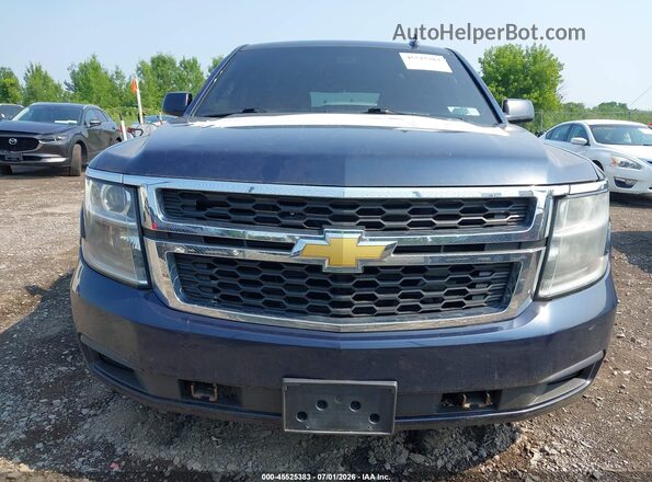 1GNSKDEC8JR255657 2018 CHEVROLET TAHOE Dark Blue Вид щитка приладів