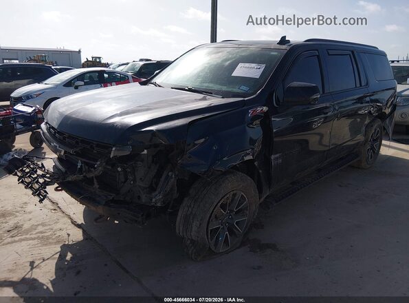 1GNSKDKDXRR118051 2024 CHEVROLET SUBURBAN Синий Передняя левая четверть