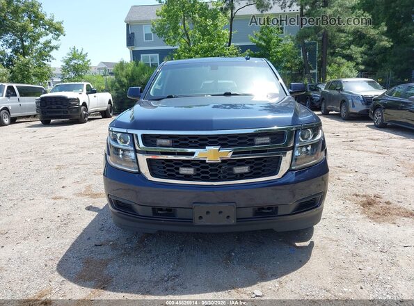 1GNSKEEC2JR317642 2018 CHEVROLET TAHOE Blue Դիմացի տեսք