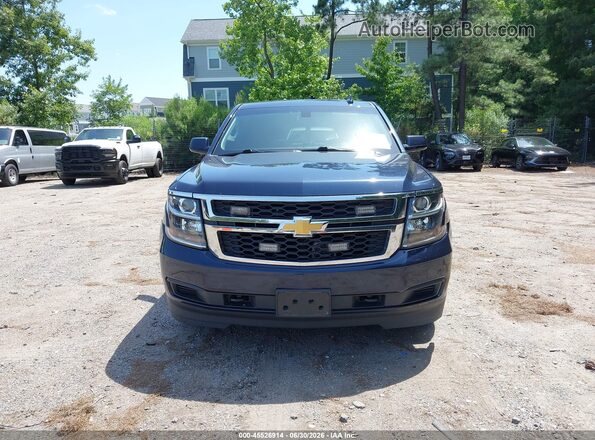 1GNSKEEC2JR317642 2018 CHEVROLET TAHOE Blue Սարքավորումների վահանակի տեսք